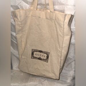 Gucci canvas tote